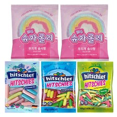 HITSCHLER 棉花糖軟糖 10g*2入+水果軟糖 40g 3組, 1組