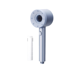 ANTIAN 手持過濾除雜質減氯美膚增壓蓮蓬頭/浴室節水花灑/洗澡淋浴噴頭, 1個, 星空銀