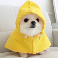 honeydog 狗狗雨衣斗篷 HDJK00032, 黃色, 1個