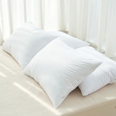 Simflux 蓬鬆柔軟可調節高度枕芯, 白色, 1個