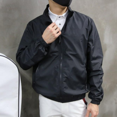 CONFIAR 男款簡約素色防風外套 TC0801N