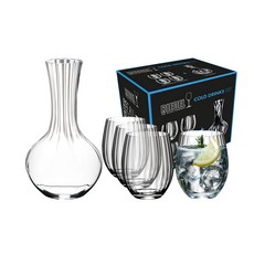 RIEDEL 冷飲瓶+冷飲杯 5入組 5515/30, 1套