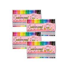 ibis 24色香水色簽筆, 4組, 粉色