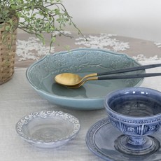 FINDS lifestyle TIERRA Juliette義大利麵盤 21.5cm, 藍色, 1個