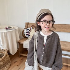 GOINGKIDS 女童休伊特針織開襟衫