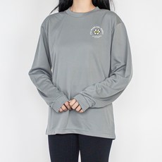 험블스튜디오 여성용 냉감 통기성 스마일 데이지 긴팔 쿨 티셔츠 IMUD_22