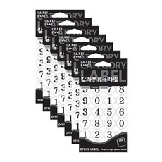 Petit 彩色分類用標籤索引貼紙 20-411, 白色, 7個