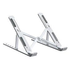 NCC 접이식 노트북 스탠드N3, 실버, 1개