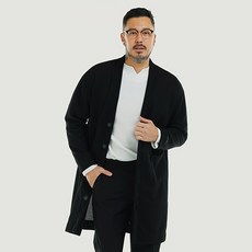 5XL 男士大尺碼寬鬆長版開襟衫