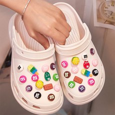 食物洞洞鞋鞋扣+M&M's巧克力洞洞鞋鞋扣