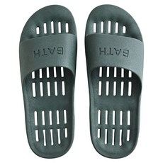 팬톤홈퍼니싱 미끄럼방지 PVC 화장실 욕실 다용도 슬리퍼, 그린, 1개