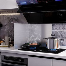 雙層不鏽鋼防油隔板+鋼邊防撞條 4入+橡膠支架 4入+菜瓜布, 1套