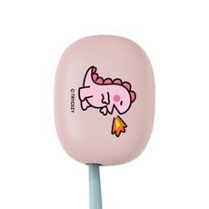 트라이코지 다이노 LED 미니 휴대용 칫솔살균기, 핑크, STB-022