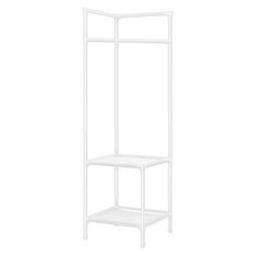 Elliving角落空間活用衣架儲物架式, 白色