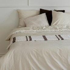 Slound. Allercotton 基本款防過敏車縫被, 米色