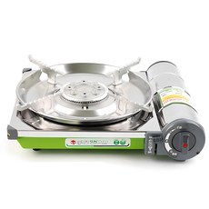 Mirae Well Life 便攜式卡式爐 ST-20000, 1個, 綠色