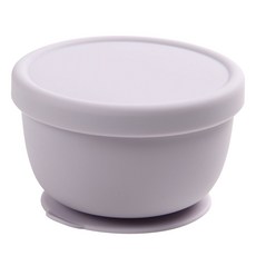 Dailylike BonBon副食品吸盤碗 儲存容器, 260ml, 薰衣草紫色, 1個