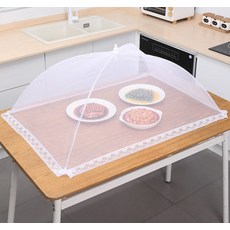 cofv 可折疊簡約素色一鍵式餐桌罩, 1個