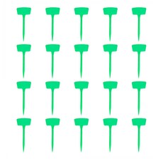 盆栽彩色名稱標籤 20cm 20入, 深綠色