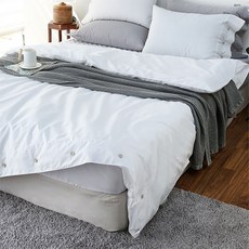 PACO HOME CLEANSE 純棉單層被套, 白色