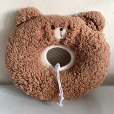 寵物 Wavy Days 羊羔絨軟墊頸圈, 1個, 熊