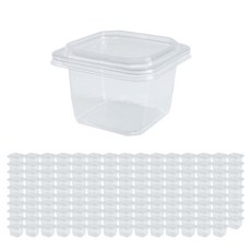 포장대장 사각 샐러드 포장용기 528ml, 1개입, 150개