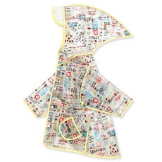 Little rabbit 孩童文字印花雨衣