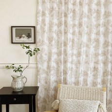 Sarah Haus Toile de Jouy復古名畫穿桿式窗簾