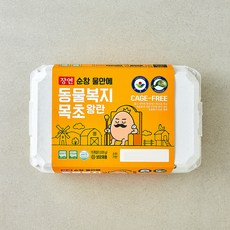 장연 순창 동물복지 인증 울안에 목초 왕란 1.02kg, 1개, 15구