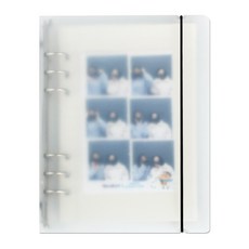 there's 6孔硬殼活頁夾收藏相冊, 白紙（不干膠紙）, 15張