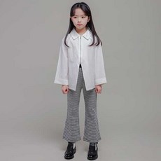 ILoveJ 女童 A Vicky 層次長版棉質襯衫