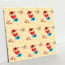 HTP 傳統圖案磁磚 蝴蝶圖案 動物圖案 K1303 1000652, 1個