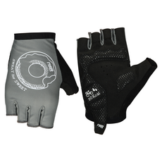 nSR RIDInG Club Zero Calorie 雙手穿戴半指手套, 淺灰色, 1套