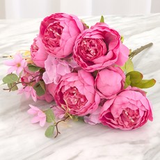 Happy Village 牡丹花造型人造花, 單一顏色