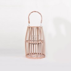 懸掛式手把藤編玻璃花瓶, 單一顏色