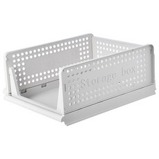 Black Pig Shop衣櫃抽屜型隔板折疊收納籃 大, 1個