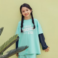 YALE KIDS 兒童款彩色組合層次水母T恤 YJCCRTE23327