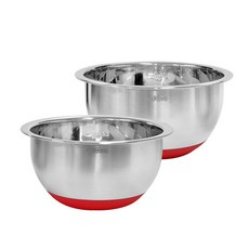 Adora不鏽鋼矽膠攪拌碗 2件組 ADC-MB2P