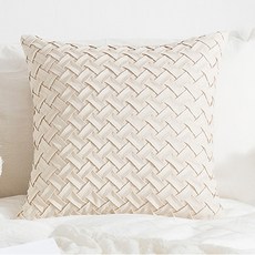 Moment素色交叉抱枕 CJ-MA42, 單一顏色