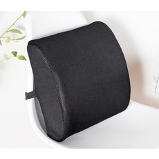 記憶棉核心腰椎墊, 10目黑色