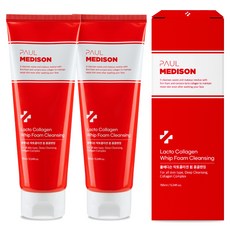PAUL MEDISON 乳酸菌膠原蛋白溫和泡沫洗面乳, 155ml, 2個