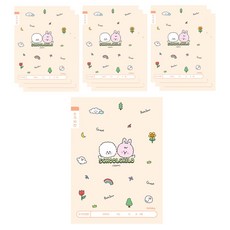 ibis 小學1-2年級寫字本 10格 右翻, 10個, 鬆鬆比熊