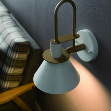 히트조명 시그니처 실내 벽등 F00001SB, 그레이(F00001SBGY)