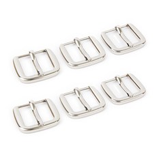 brand yarn 皮包背帶方形調整扣組 19mm 3入, 2套, 銀色