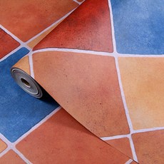 언헤브 데일리 바닥 스티커 시트지, 23레트로, 60cm x 1m