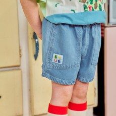 Kids FUTURE First Blue 兒童Waikiki牛仔短褲