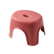 The Best橢圓形防滑沐浴椅 深紅色, 1個