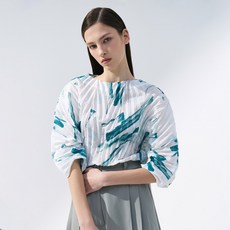 Pleats Me 女款百褶波浪藝術上衣 HPBLM125H13