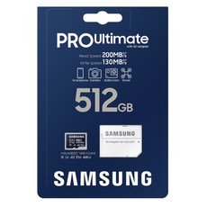 SAMSUNG 三星 PRO Ultimate MicroSD 記憶卡 MB-MY512SA/WW, 512GB, 1個