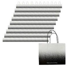 天運包裝 紙質購物袋 摩登黑, 1入, 100個